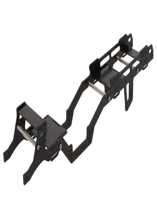 MEUS RACING SCX24 LCG Chassis Carbon Fiber Frame for Axial SCX24 6×6 RC Crawler Upgrades Parts Black - Image 2